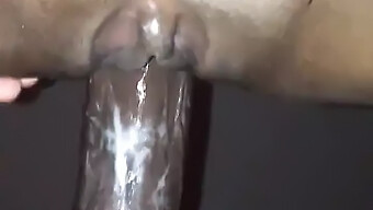 Big Black Cock In Homemade Creampie