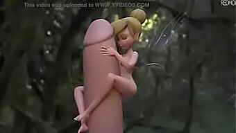 Divoká Jazda Tinker Bell S Veľkým Kohútom V 3d Hentai