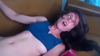 Slimy Teen Experiences Intense Pleasure On Camera