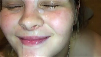 Teen With Big Tits Gets Filmed By Guy On Iphone Giving Amazing Blowjob And Receiving A Facial