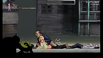 Blonde Girl Gets Fucked By Zombies And Receives Creampie In Hentai Game