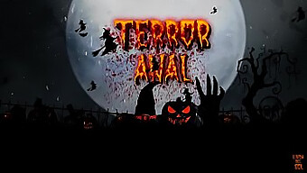 Halloween Nat - Anal Terror Med Linda Del Sol Og Cris Angelo