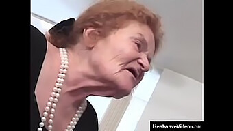 Dirty Old Granny Gives A Sloppy Blowjob