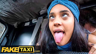 Capri Lmonde, A Fake Taxi Driver, Mounts A Large And Thick Penis In Cowgirl Position