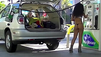 Nikki Brazil'S Perfect Ass On Display In Public Nudity Video