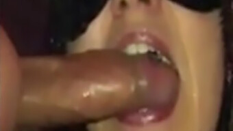 German Amateur Takes Facial Cumshot