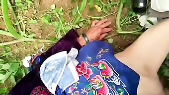 Asian Granny Enjoys Nature In This Cougar Porn Video