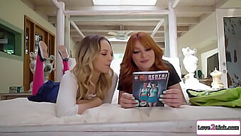 Le Redhead Bff Si Concedono Un Caldo Sesso Lesbico