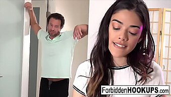 College Coed Gets Her Mouth Filled With Step-Uncle'S Cock