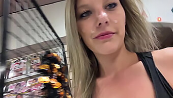 Mya Ryker Intense Gloryhole Blowjob E Passeggiata Di Sborra Eccitata