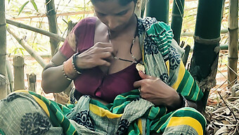 Desi Village Bhabhi Enjoys Outdoor Sex In The Forest